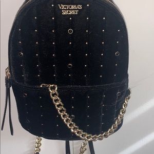 Victoria secret black mini backpack